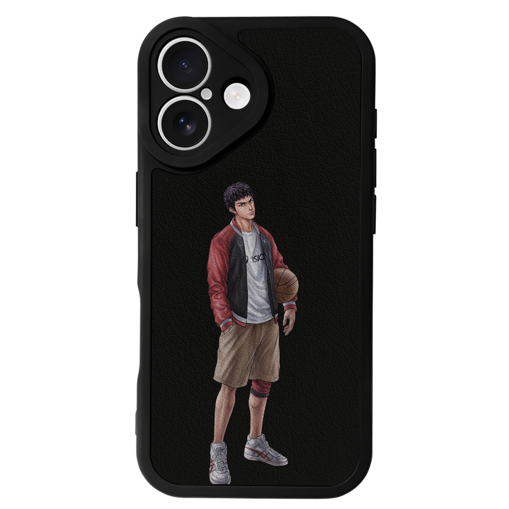 （画像用） SLAM DUNK／スラムダンク 【iPhone 16シリーズ対応】シリコンスマホケース（レザー調） 材質：シリコン